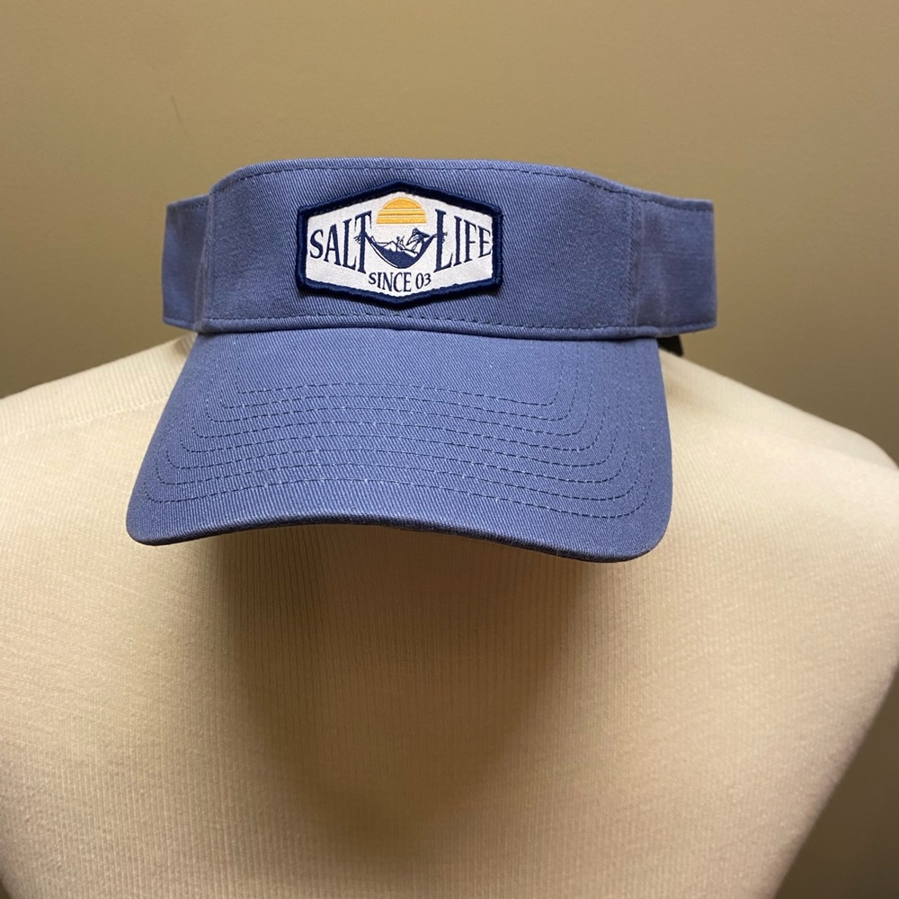 Salt Life Men’s Blue Adjustable Visor NWT